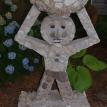 Rock Man Bird bath / planter