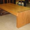 oak and walnut coffee table